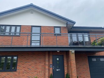 Modern fascia board installation providing weather protection and improved appearance