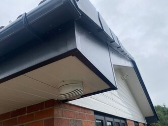 Complete roofline project including fascias, soffits and guttering installation